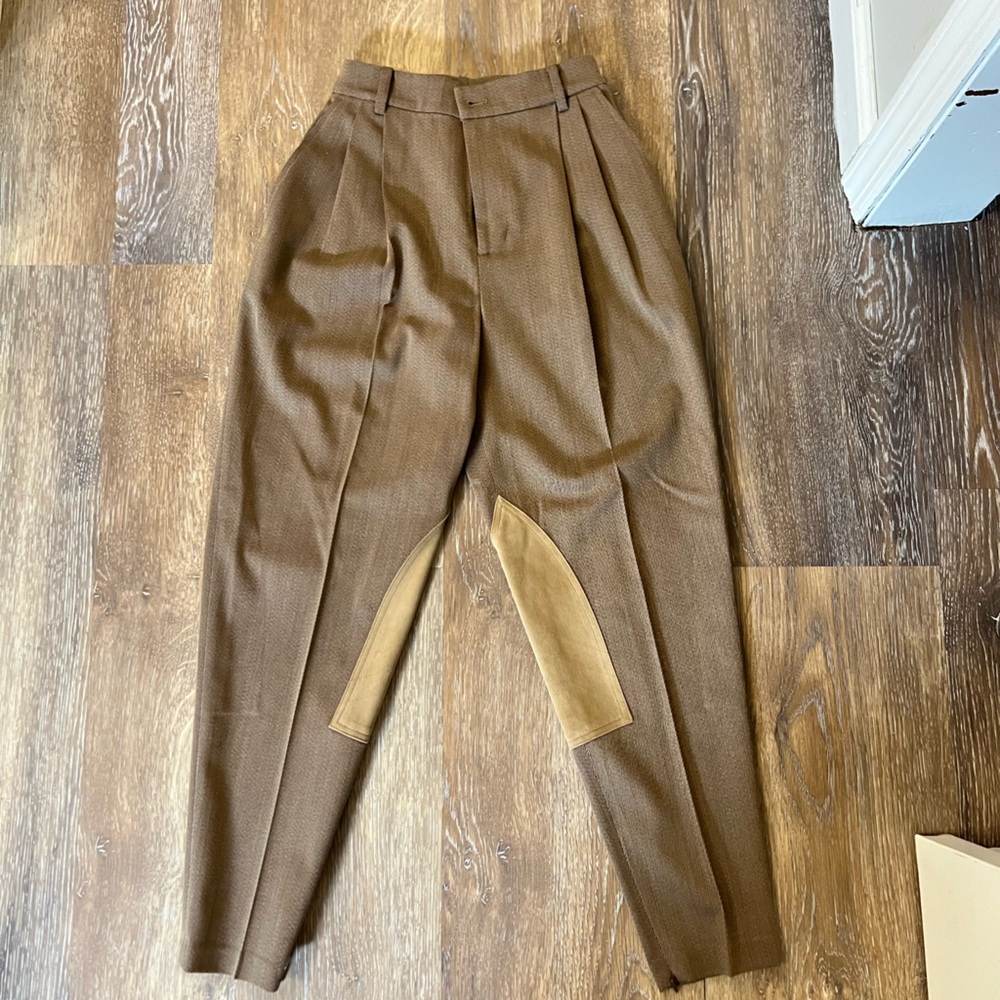Ralph Lauren Brown Tapered Trousers
